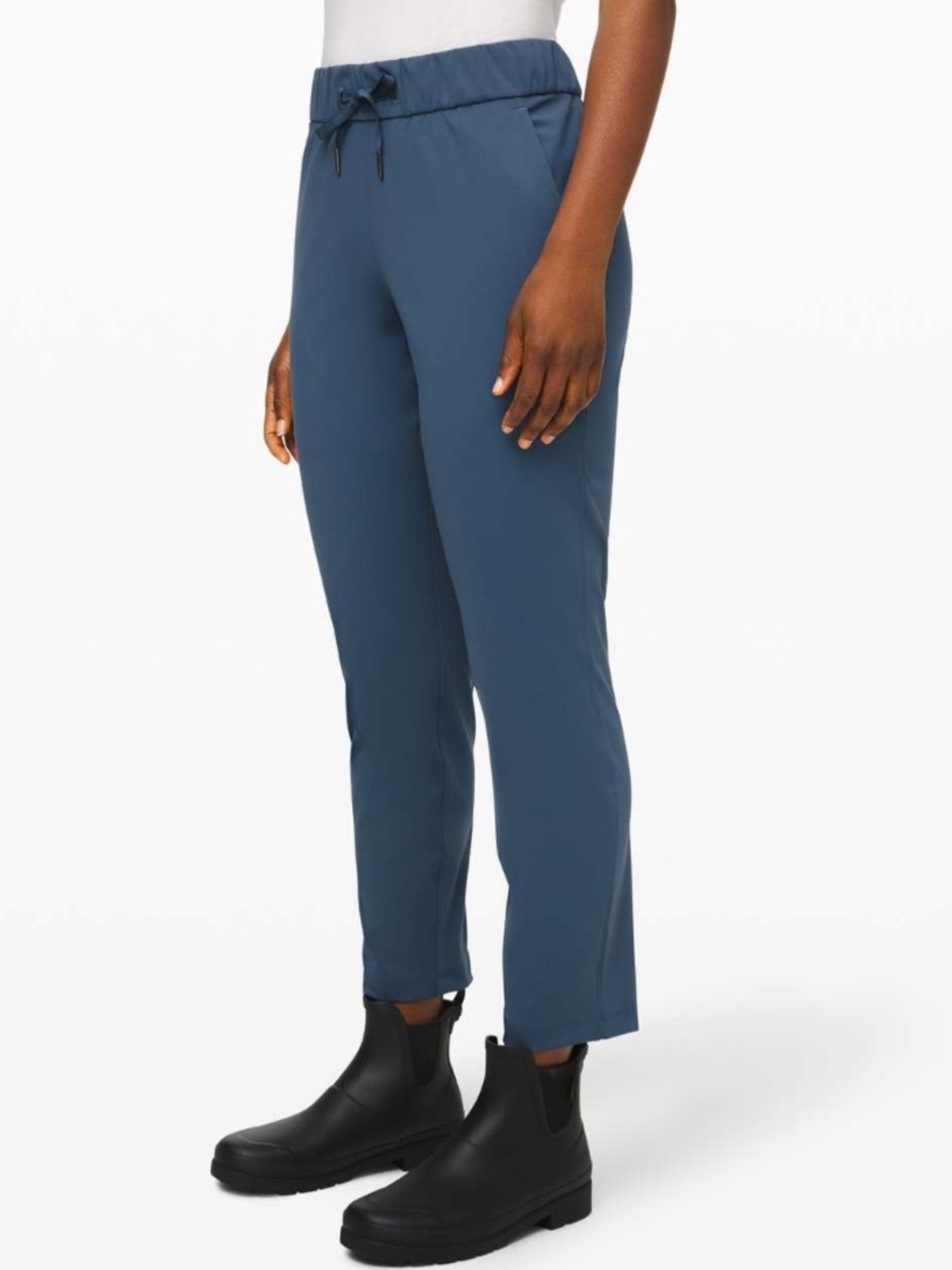 Lululemon On the Fly 7/8 Pant Code Blue Women’s Size 10 Travel Athleisure
